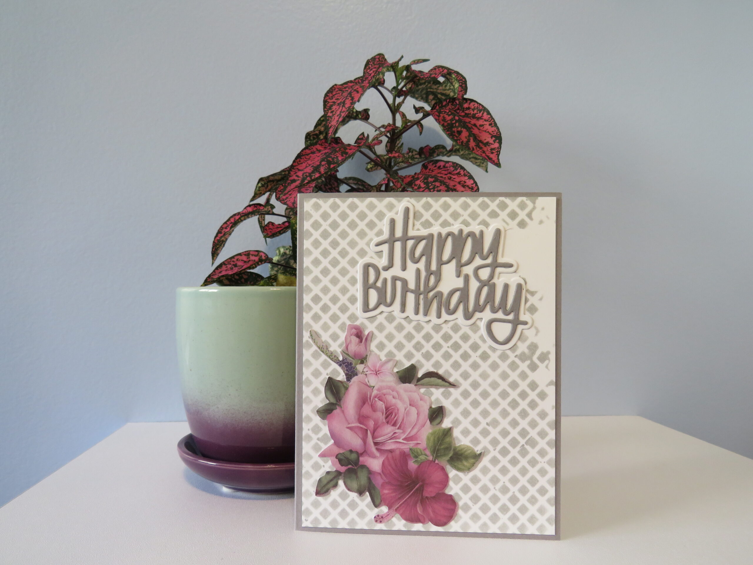 Pink and Grey Birthday