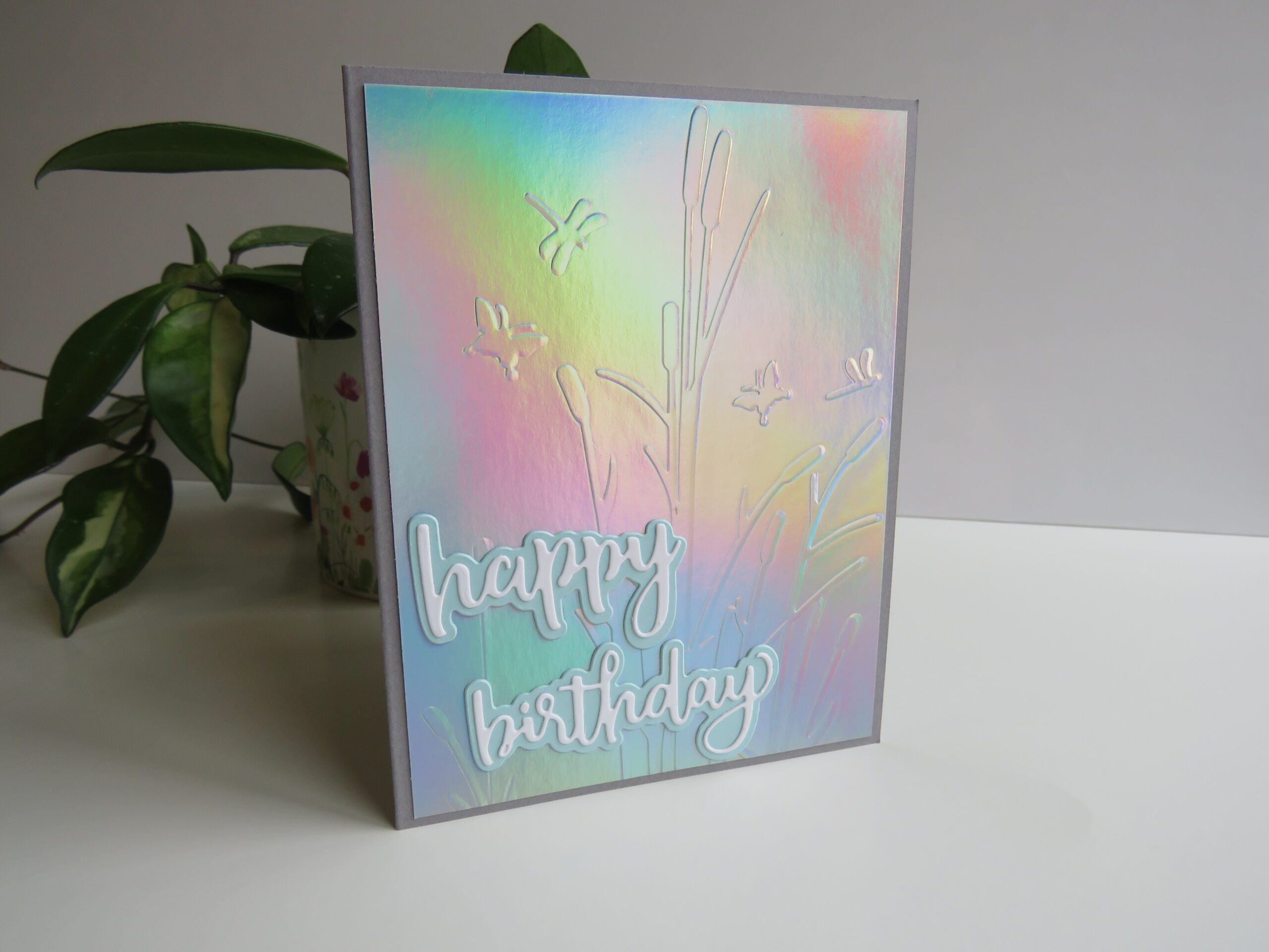 Holographic Bulrush Birthday