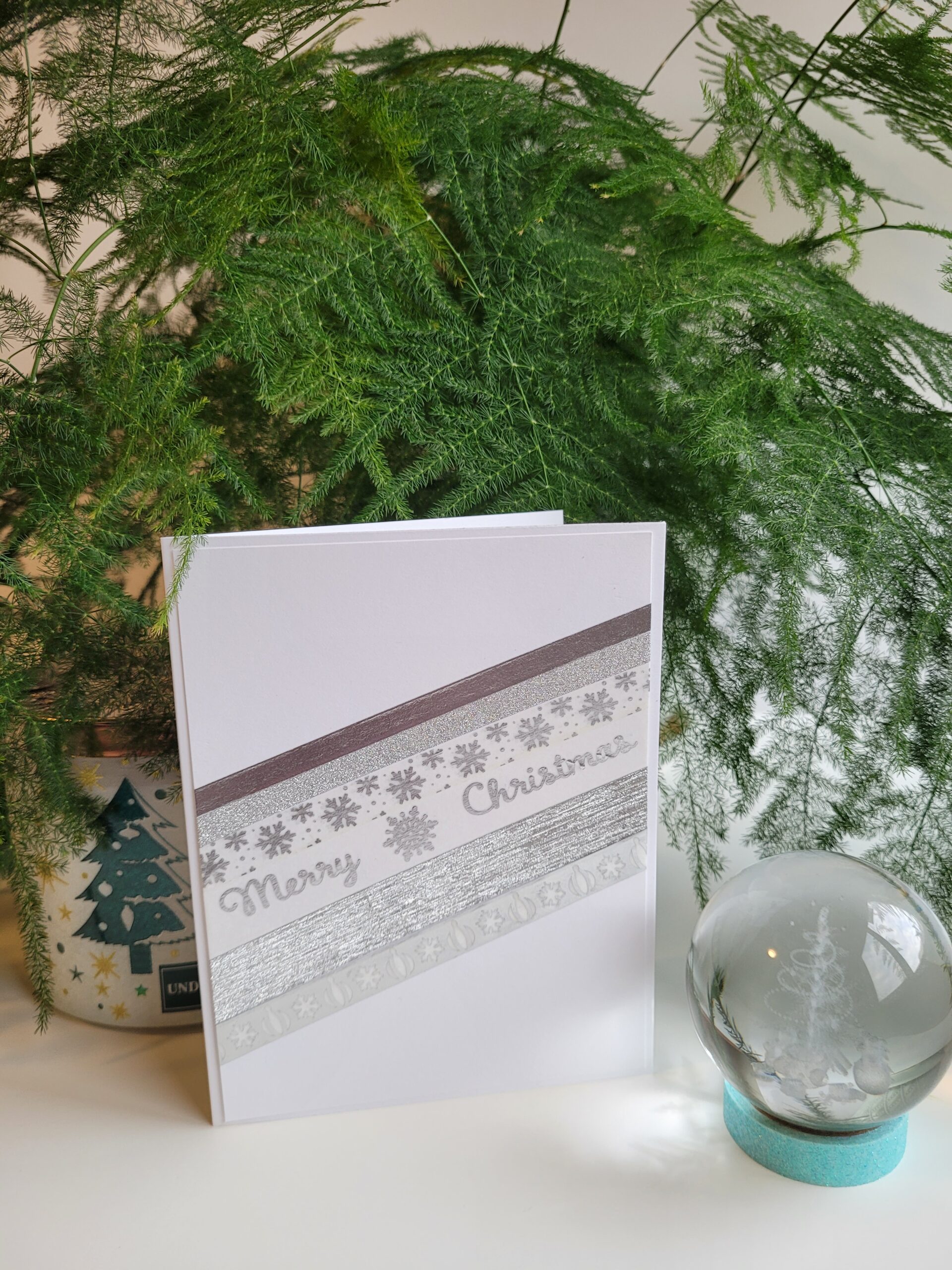 Silver Washi Christmas