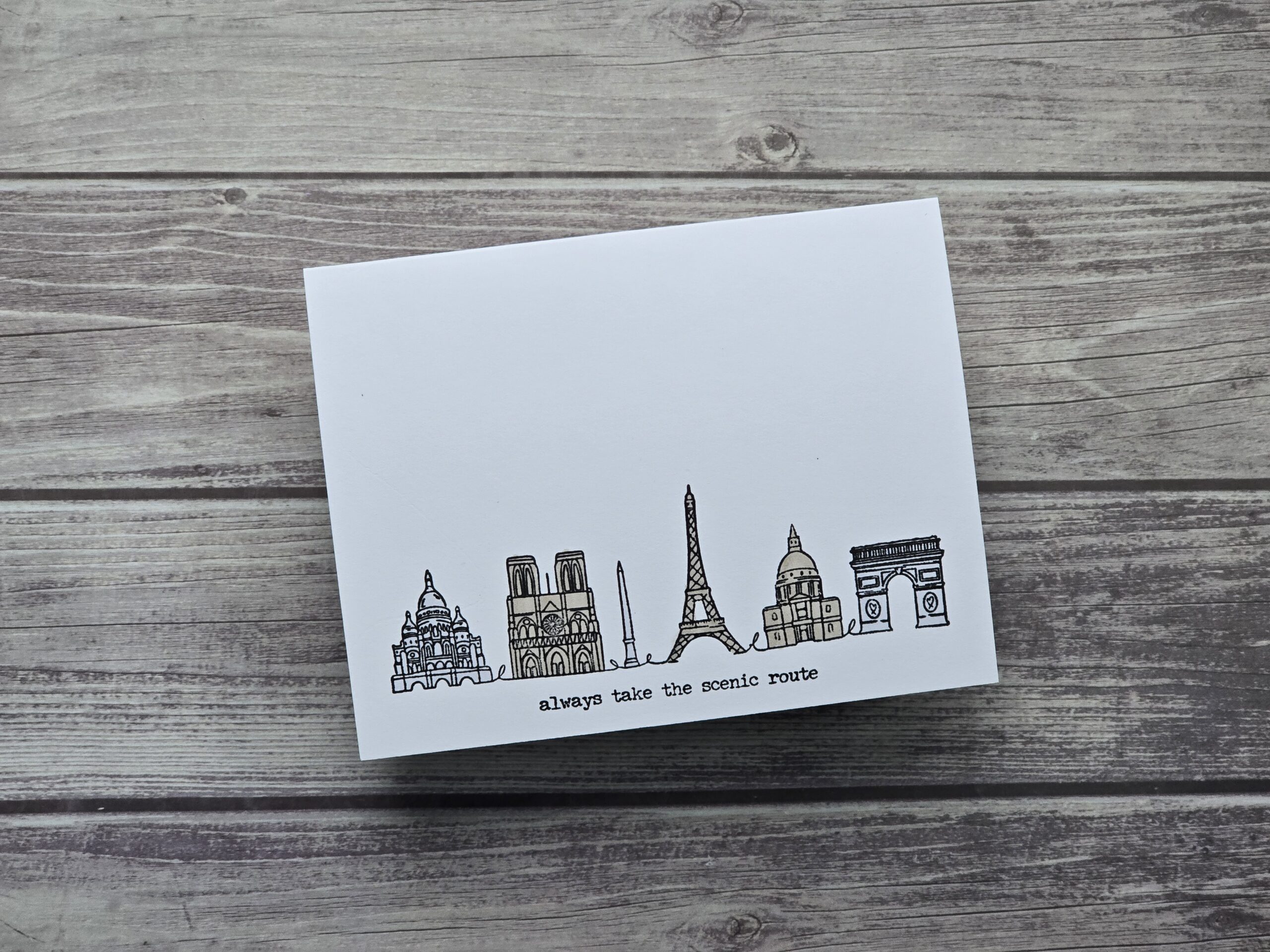 A Travel Themed Card